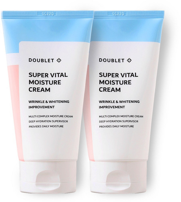 참존nc1 더블렛 탄력 수분크림 / 주름개선 미백 / 적당한 유분감 영양크림 장벽보습크림 / 달팽이 프로폴리스 발효두유 세라마이드5종 히알루론산/ewg그린, 2개, 150ml