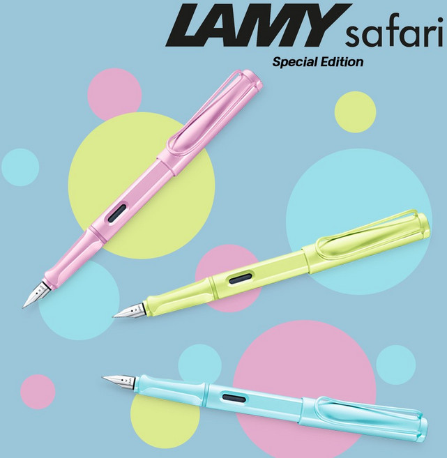 라미 사파리 딜라이트 만년필, 아쿠아스카이, F