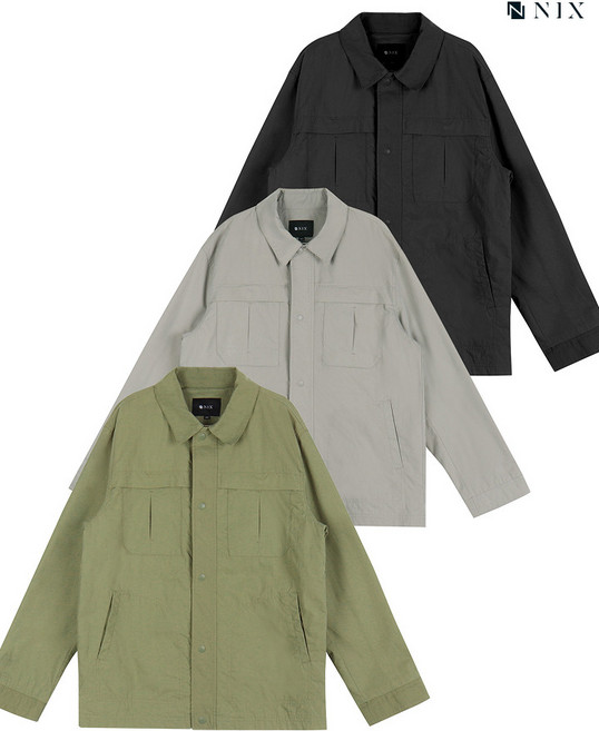 닉스 닉스 남) C/N 컴포트핏 셔켓형 트러커 점퍼(FNQRCUV111P)