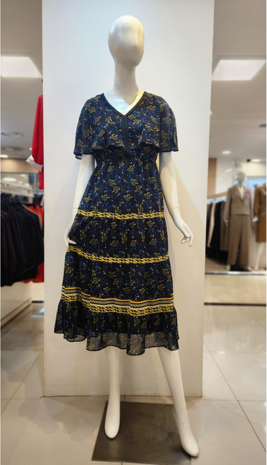 베스띠벨리 타이다이 나염 민소매 원피스_KOAF2551-1