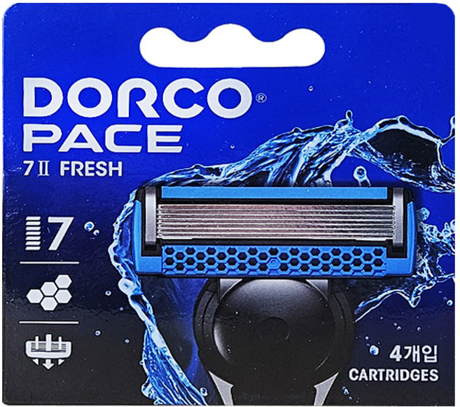도루코 페이스7 II 프레쉬 7중 면도날, 4개입, 1개