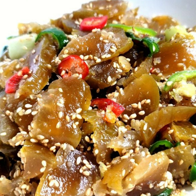 모듬 장아찌 전통 간장 짱아치 무 장아찌 밑반찬 숙성 반찬, 개구리청참외