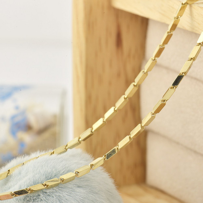 14k/18k 골드 에띠 체인 목걸이 45cm 남목걸이가능