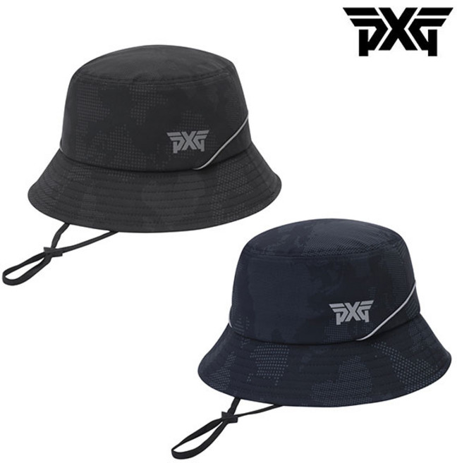 PXG 정품 FW PATTERN BUCKET HAT 패턴 버킷 햇, 네이비 M/L