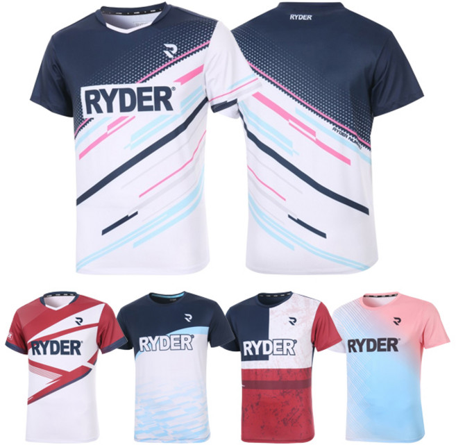 라이더 배드민턴 티셔츠 반팔 상의 2022R-4 6 9 10 11 12 13