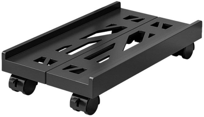 PC 본체받침대 조절형 데스크탑 본체 이동식 트레이, 1개