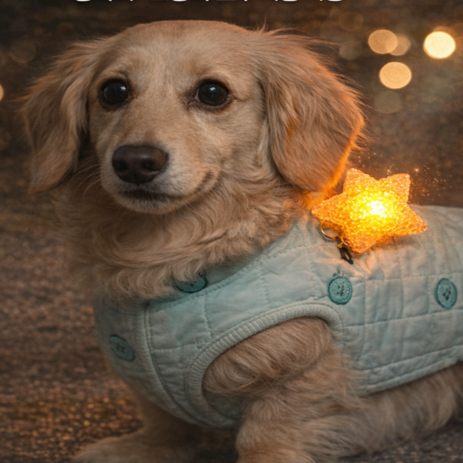 애견 야광 목걸이 야간산책 목줄 LED 블링커, 1개, Light