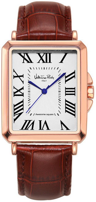발렌티노루디 VR1125A-RGBR M 남자 스퀘어 클래식 사각시계 가죽시계