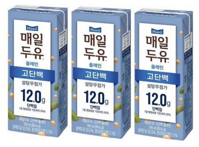 매일두유 고단백 단백질 음료 보충제, 1개, 190ml