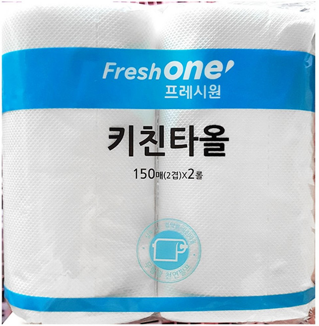 키친타올 FO 150매x2롤 업소용 대용량 식당용, 2개입