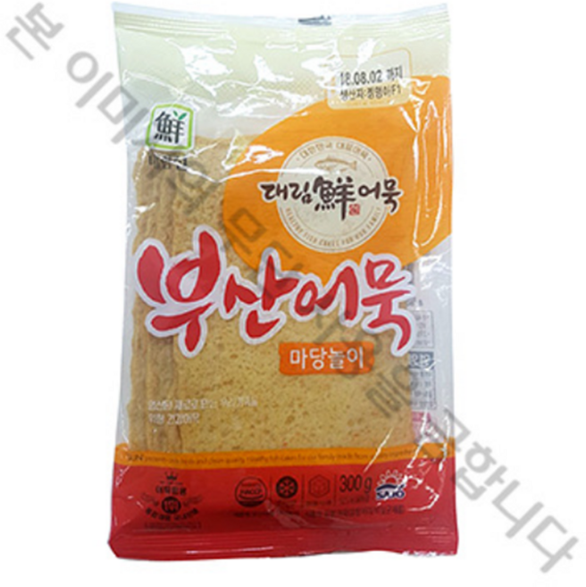 5분마켓 대림 부산어묵 마당놀이 어묵바 오뎅 300g, 1개