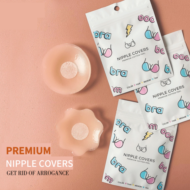 [NEW] 제이지스쿨 프리미엄 저자극 실리콘 니플 패치 원형, 6개