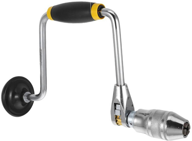 목수와 보석을 위한 손잡이가 없는 강철 구멍 펀치 도구가 있는 프레티줌 수동 핸드 드릴로 목공과 정원 가꾸기를 쉽게 할 수 휴대용 비트 브레이스를 제작합니다