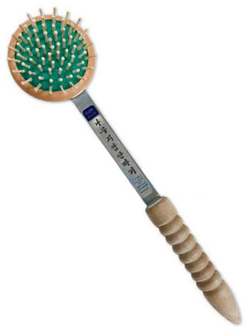 삼손 지압기 지압 안마기 원목팡팡 효자손 지압안마기, 1개, 혼합색상