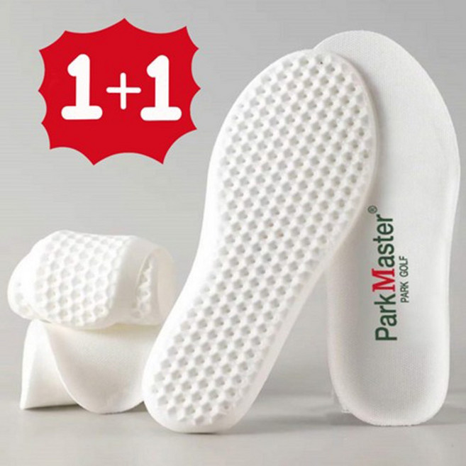 [1+1] 남녀 커플용 파크골프 기능성 족저근막 쿠션 깔창 / 발편한 인솔