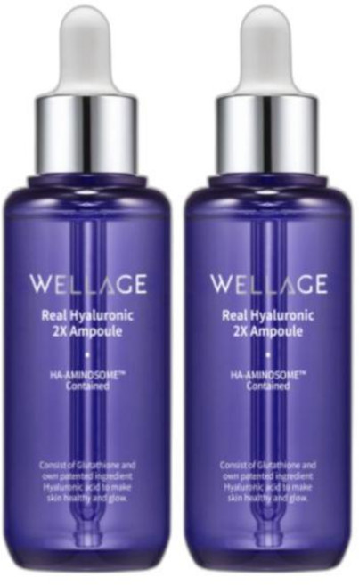 웰라쥬 시즌3 리얼 히알루로닉 투엑스 2X 앰플 70ml 히알루론산, 2개