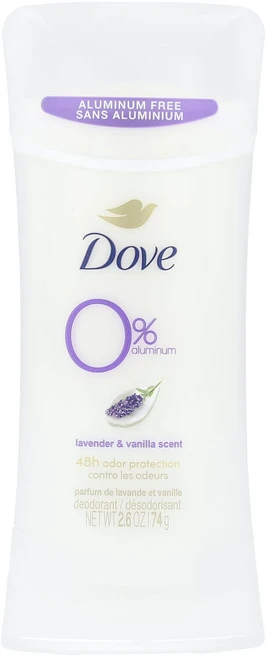 Dove 알루미늄 무함유 데오드란트 라벤더 및 바닐라 향 74g(2.6oz), Dove알루미늄무함유데오드란트라벤더및바닐라향74g26o, 74g, 1개 - 쿠팡