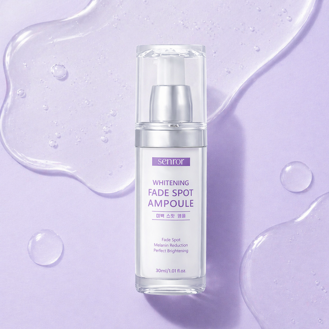센로르 기미앰플 잡티 미백 앰플 화이트닝 흔적 케어 주름 개선 나이아신아마이드 비타민 B5 시카 피부 진정 탄력 수분 세럼, 1개, 30ml