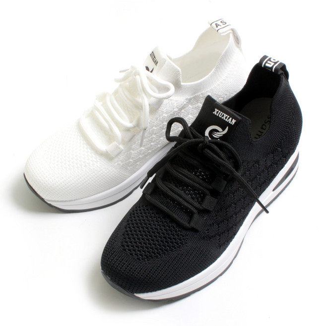 헤일리슈 쌈지 발 편한 니트 키높이 운동화