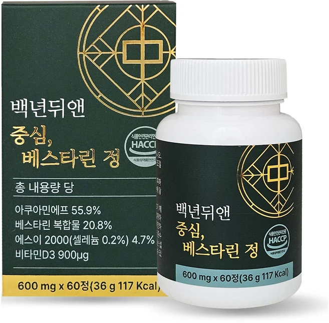 백년뒤앤 중심 베스타린 BPPV 60정 1개 - 쿠팡