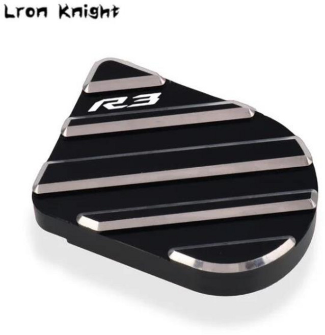 CNC 리어 풋 브레이크 페달 레버 YAMAHA YZF R3 R25 YZF-R3 2015-2023 오토바이 스텝 플레이트 익스텐션, 1개