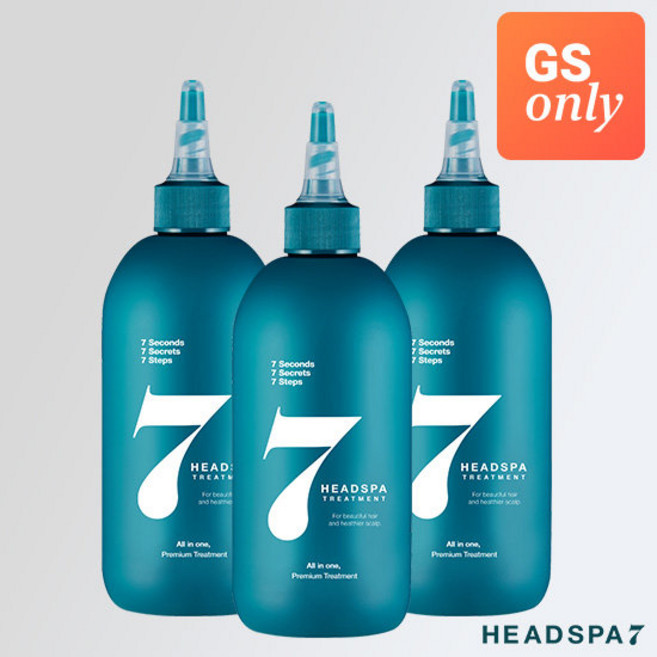 헤드스파7 파란눈 블랙 헤어팩, 300ml, 3개