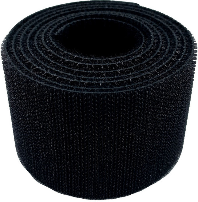 폭 5cm 쇼파 침구 고정용 양면거칠이 벨크로 검정 일반형 길이 1M, 8개