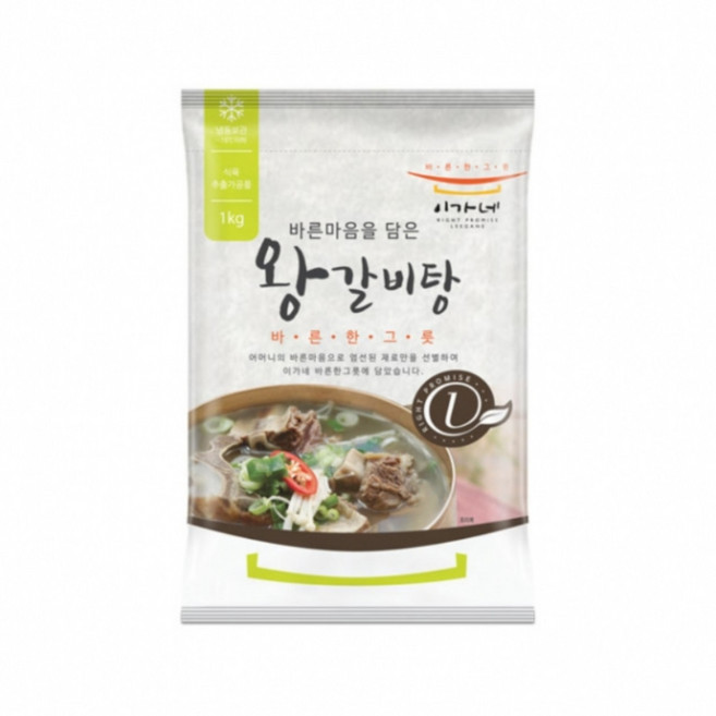 이가네 왕갈비탕, 10개, 1kg