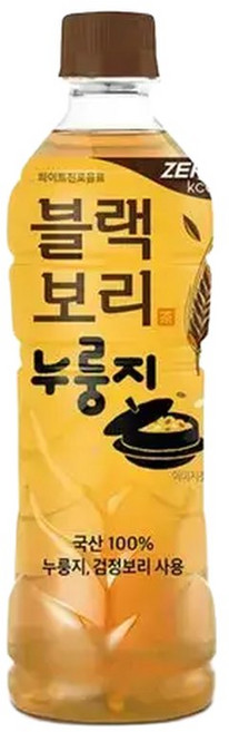 [하이트진로] 블랙보리 누룽지 제로 520ml x 40페트입