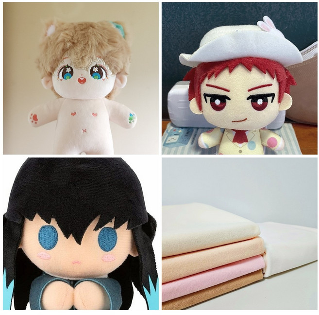 인형만들기 인형원단 솜깅이 피부 바디 스킨 털천 1mm 5컬러, #199 IVORY, 1개