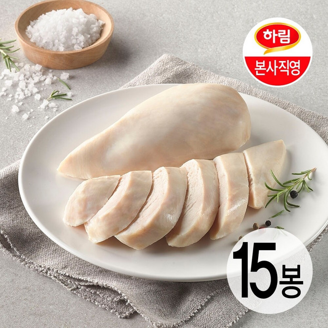 하림이닭 닭가슴살 오리지널 100g 15팩, 15개, 하림이닭닭가슴살오리지널110g 15팩