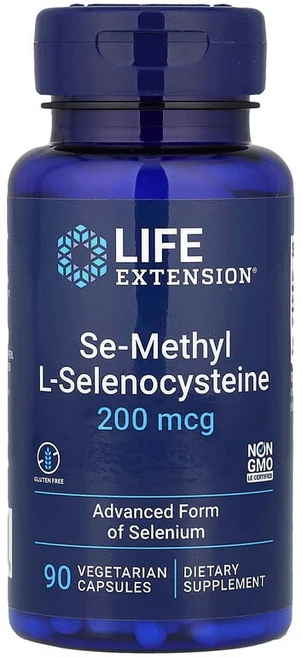 라이프익스텐션 Se-메틸 L-셀레노시스테인 200mcg 90베지캡슐, 90정, 1개 - 쿠팡