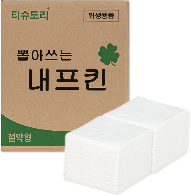 티슈도리 주방 일회용 뽑아쓰는냅킨 테이블냅킨 10000매, 화이트, 1개