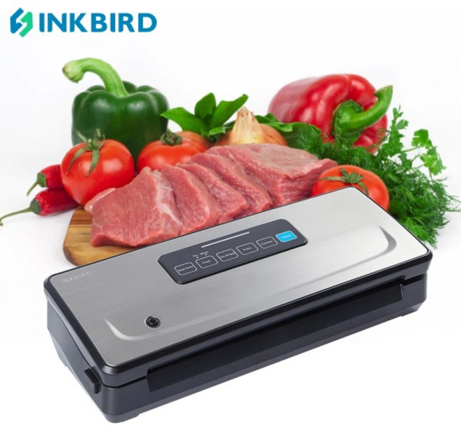 INKBIRD INK-VS02 진공 실러 기계 220V/110V 건식/습식/펄스/캐니스터 4개 씰링 모드 식품 보존용 커터 내, [02] EU PLUG(220V)