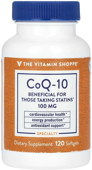 The Vitamin Shoppe CoQ-10 100 mg 120 Softgels, 120정, 1개 - 쿠팡