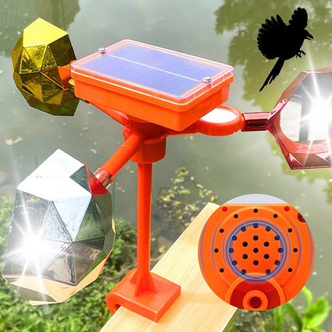 까마귀 까치 비둘기 경보기 퇴치 바람개비 유해 동물 조류 새 새쫒는기계 고라니 멧돼지 가수원 농작물보호 태양광 조류퇴치기, C- 다각형 꽂이형