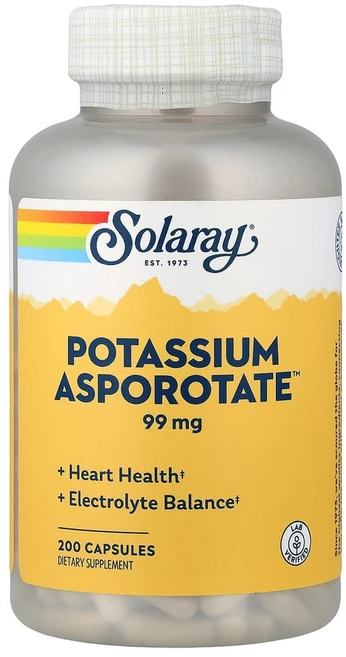 솔라레이 포타슘 아스포로테이트 99mg 캡슐 200정, 200 Count 강철체력, 1개 - 쿠팡