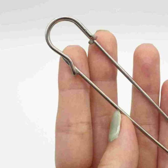 이불 고정핀 스테인리스 침대 패드 고정 클립형 5개입 시트고정핀