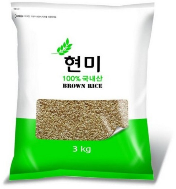 햇사래 현미, 3kg, 2개