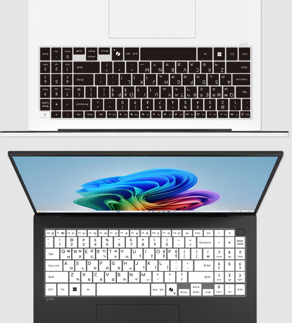 LG그램프로 16인치 15인치 키스킨 24~26년형 16Z95U 16Z90U 15Z95U 16Z90TP 16Z90TS 16Z90TR 16T90TP 15Z90T, 1개, 블랙(한영인쇄)