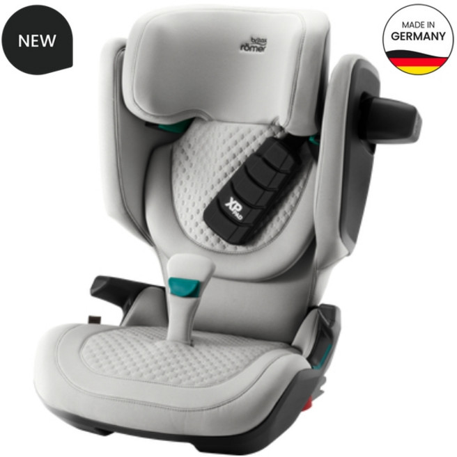 Britax Romer 德國製 KIDFIX Pro 成長型安全座椅 isofix汽車安全座椅 安全舒適透氣, 伯爵灰 Lux (網眼透氣布)