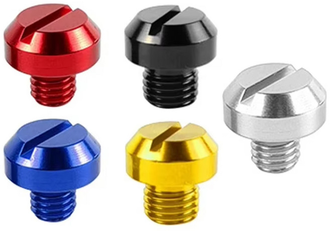 락모터스 오토바이 슬림 백미러 마감 볼트 10mm 미러캡 홀캡 정방향 역방향, 1개, 실버역방향