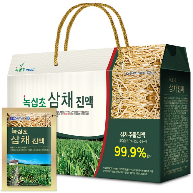 녹십초 삼채진액, 30개, 80ml