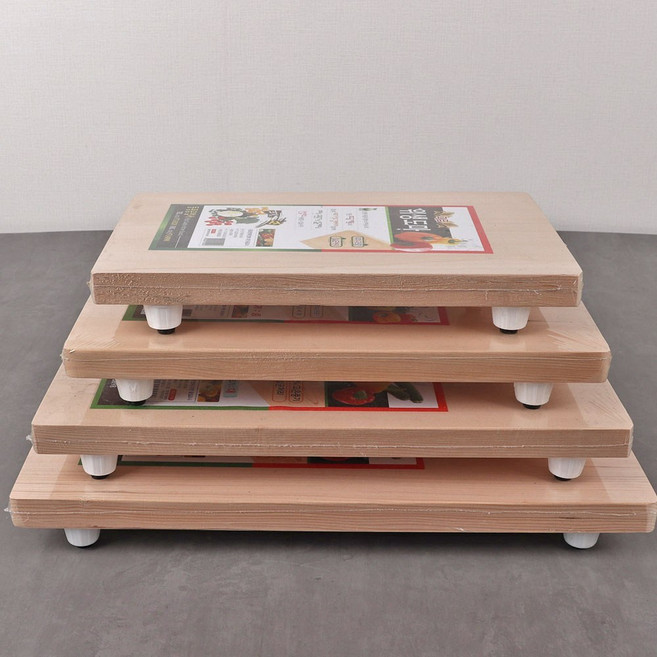 오메가키친 국내산 나무 다리 도마 4종 동광, 2.동광나무다리도마 중, 1개