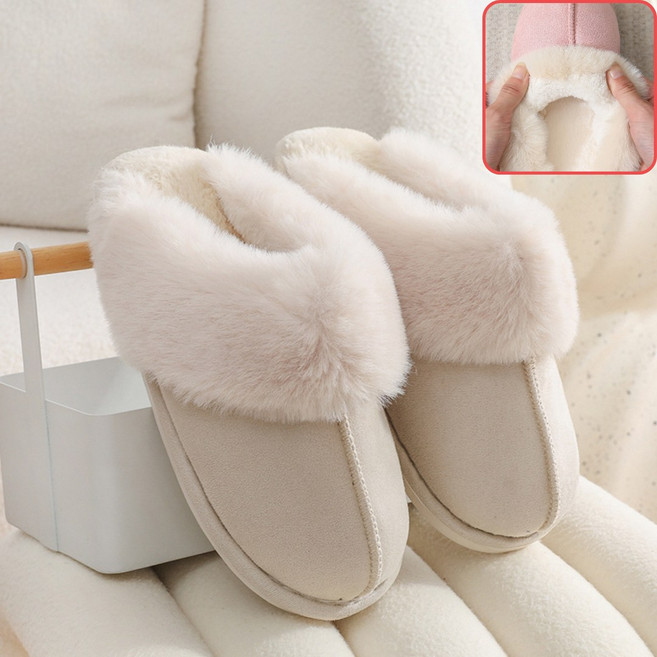 인티몰 겨울 인버터블 논슬립 윈터 털 슬리퍼 벨벳 실내화 사무실 양털