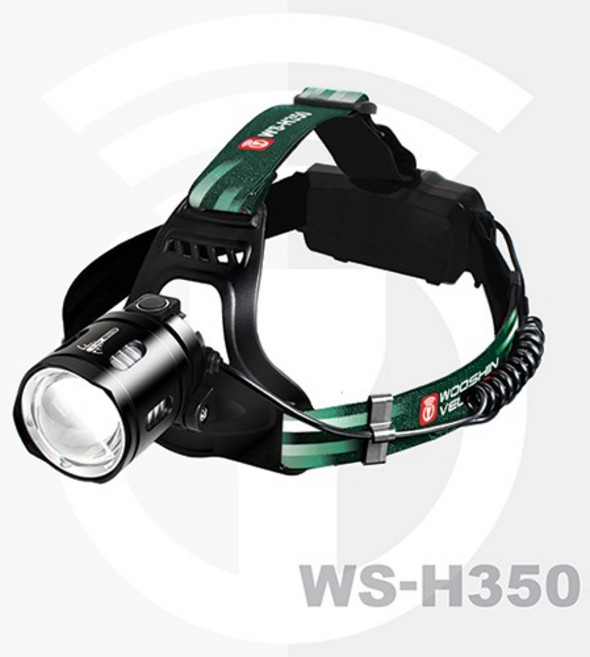 WOOSHIN 우신 LED헤드랜턴 WS-H350 (썬더 줌), 1개