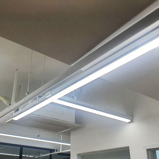 7위 - 국산 메탈 LED 일자등 형광등 다용도등 60W 45W 30W 사무실등 카페등 상가등 공장등 창고등 인테리어