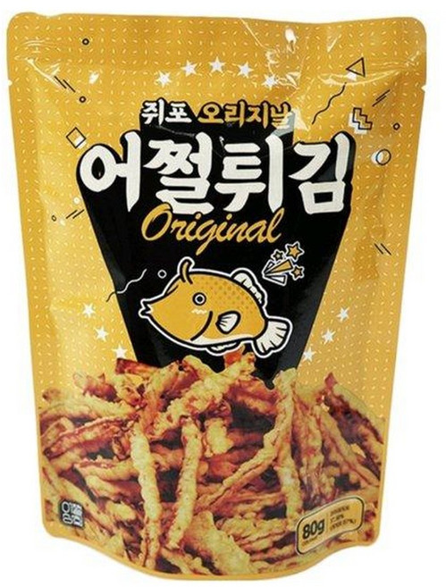 [신세계 가공](의정부점)어쩔튀김 쥐포 오리지널 80gx3개, 3개, 80g