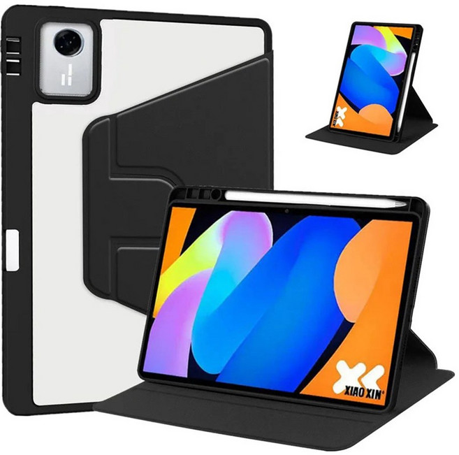 스냅케이스 샤오신패드 2025 / 레노버 아이디어탭 11인치 케이스 회전 북커버, 블랙, 1개
