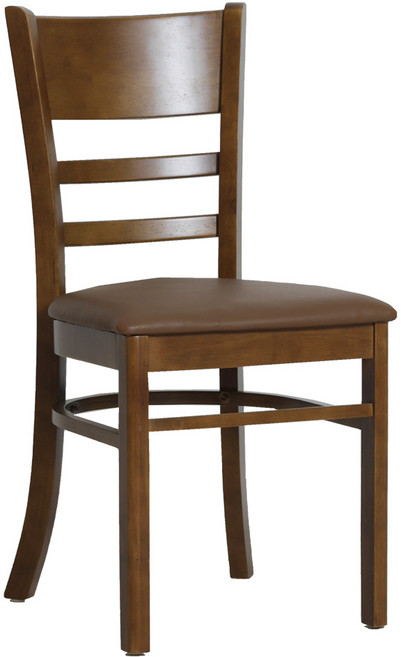 캐빈 원목 의자 2P, 월넛_모카, 2개